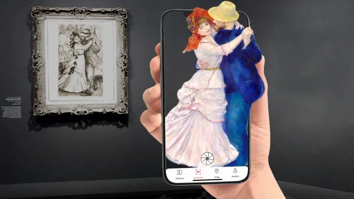 AR technology in museums 